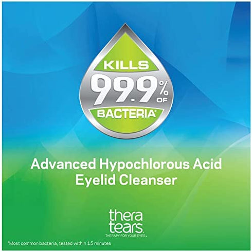 TheraTears SteriLid Antimicrobial Eyelid Cleanser and Facial Wash, 2 Fl Oz Spray